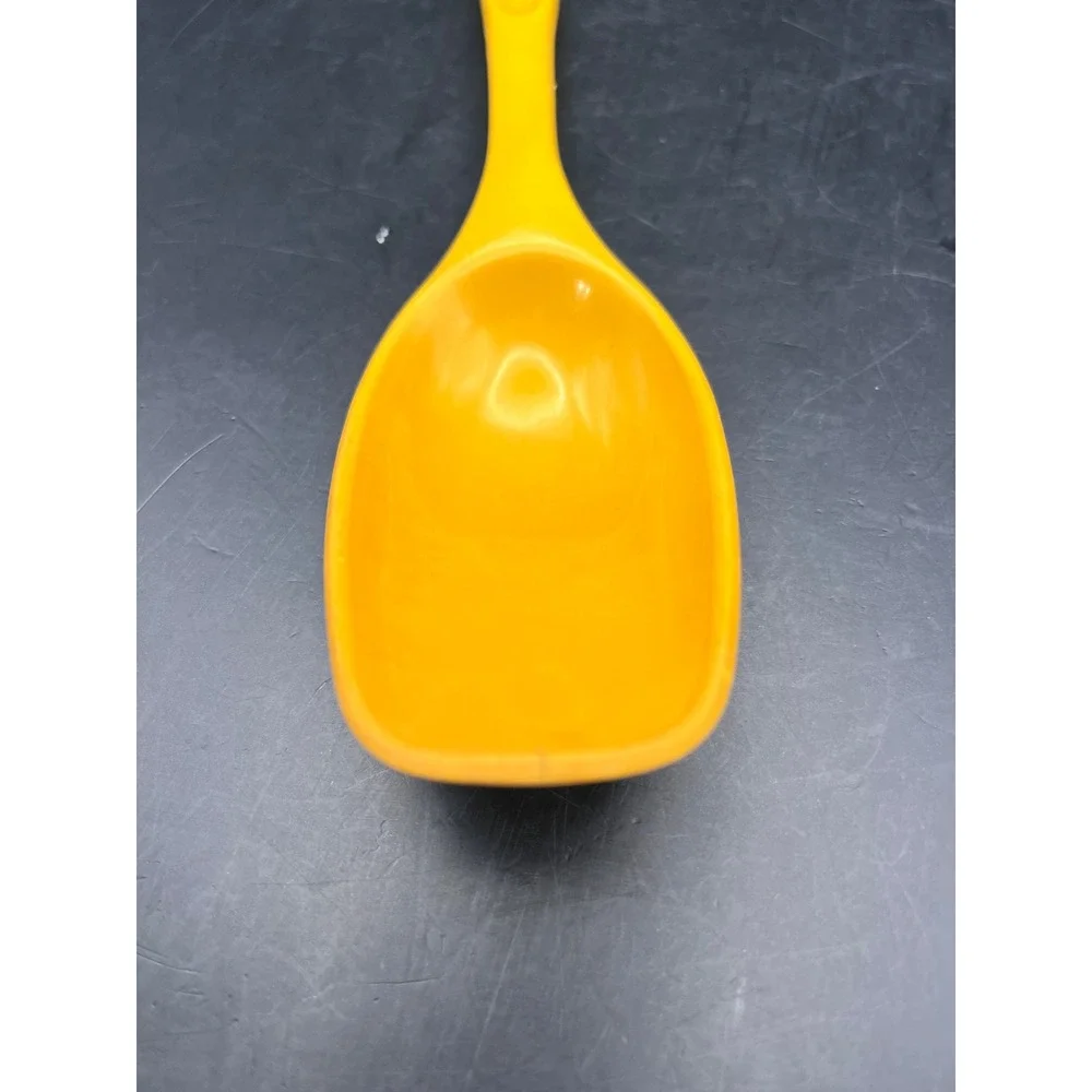 Yellow-Orange Foley Kitchen Scoop Spoon Serving Utensil Hole 11